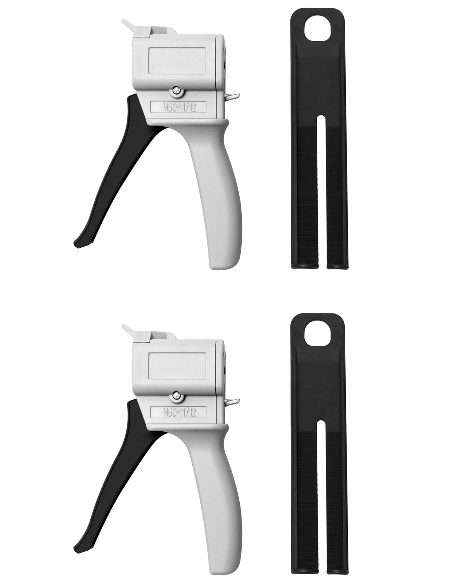 QWORK 50ml Dual Cartridge Dispensing Gun Kit | 1:1/1:2 Ratio AB Epoxy Applicator - view 7