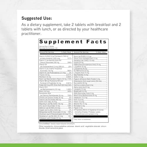 DAVINCI Spectra Man 240 Tablets | Men's Immune & Energy Support Supplement thumbnail 6