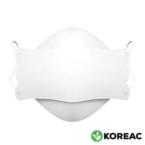 KOREAC Air Queen Nano Mask White 30 Count (Pack of 1) | Feather-Light Breathable Safety Mask thumbnail 4