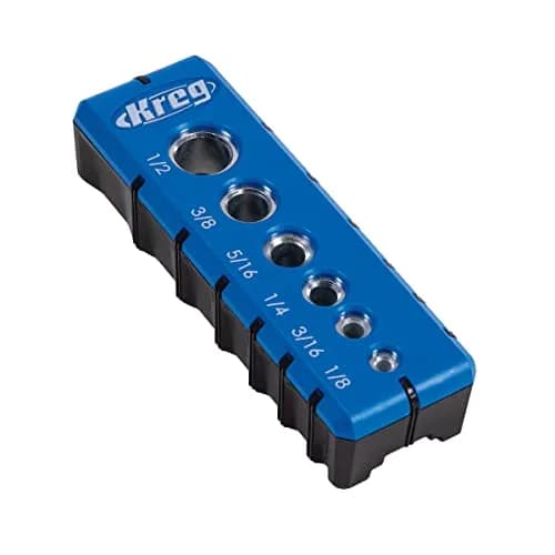 Kreg Portable Drilling Guide with 6 Hardened Steel Guides | Precise, Ergonomic, for Woodworking & Carpentry thumbnail 1