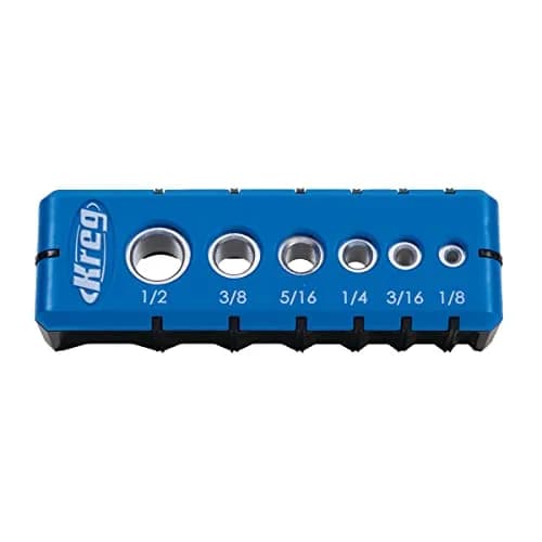 Kreg Portable Drilling Guide with 6 Hardened Steel Guides | Precise, Ergonomic, for Woodworking & Carpentry thumbnail 8