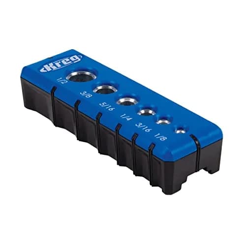 Kreg Portable Drilling Guide with 6 Hardened Steel Guides | Precise, Ergonomic, for Woodworking & Carpentry thumbnail 9