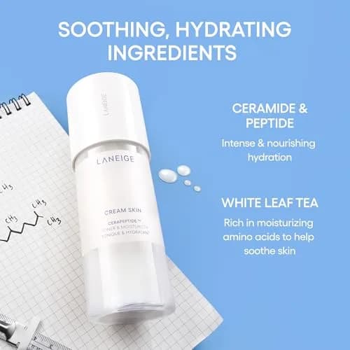 LANEIGE Cream Skin Face Hydrating Milky Toner | Korean Moisturizer & Toner for All Skin Types thumbnail 5