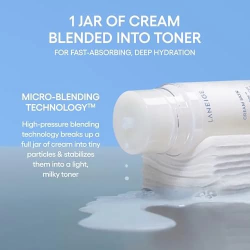 LANEIGE Cream Skin Face Hydrating Milky Toner | Korean Moisturizer & Toner for All Skin Types thumbnail 7