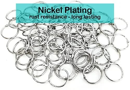 EXTRIC Binder Rings 3 Inch Metal Book Rings 10 PK | Heavy Duty, Rust-Resistant for Office & School thumbnail 3