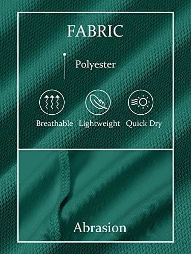 TACVASEN Mens Polo Shirt Short Sleeve Dry Fit Golf Collar Shirt | Lightweight, Breathable & Quick-Dry thumbnail 9