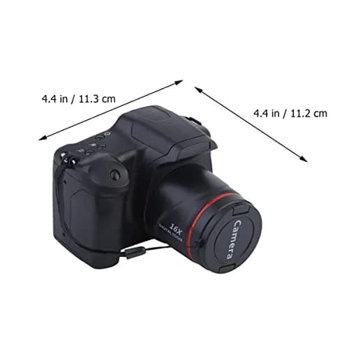 SOLUSTRE Portable 4K Digital Camera with 16x Zoom & 3-inch LCD Screen | Black thumbnail 7