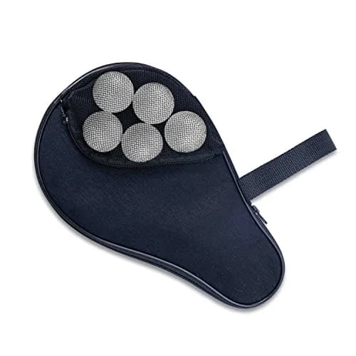 VISEMAN Waterproof Table Tennis Racket Cover, Impact Buffer, Holds 2 Paddles & 5 Balls thumbnail 1
