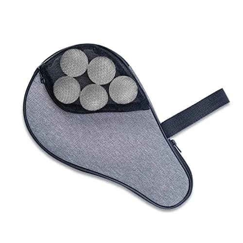 VISEMAN Waterproof Table Tennis Racket Cover, Impact Buffer, Holds 2 Paddles & 5 Balls thumbnail 1