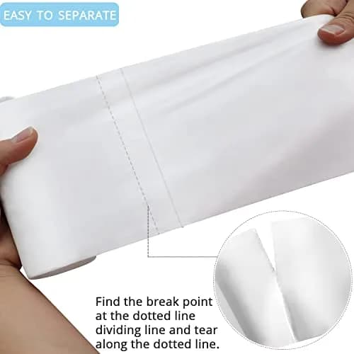 SOSOHOME Clear 10 Gallon Trash Bags | 90 Count, 18 Micron Thick, Fit 8-10 Gallon Bins thumbnail 4
