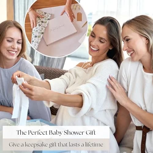 Bibi & Beau Complete Pregnancy Journal & Memory Book 21.59 cm x 27.94 cm | Weekly Pregnancy Scrapbook with Ultrasound Photo Slots thumbnail 4
