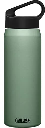 CamelBak Carry Cap Bottle - Vacuum Insulated Stainless Steel - Easy Carry, 25oz, Moss thumbnail 1