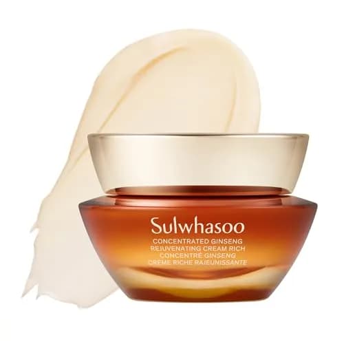 Sulwhasoo Concentrated Ginseng Rejuvenating Cream Rich | Anti-Aging Korean Face Moisturizer | Firming & Deep Hydration | Ginseng Peptide Retinol Cream for Dry Mature Skin, 1.69 fl. oz. thumbnail 1