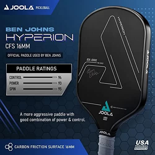 JOOLA Ben Johns Hyperion CFS 16mm Pickleball Paddle | USAPA Approved thumbnail 2