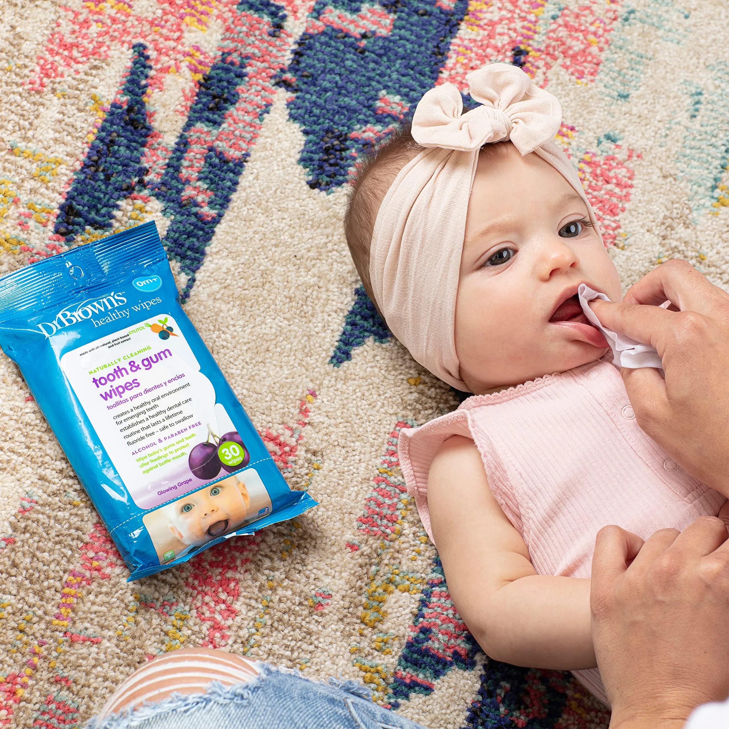 Dr. Brown's Infant Oral Care Bundle: Toothbrush, Toothpaste & Gum Wipes | Multi - view 5