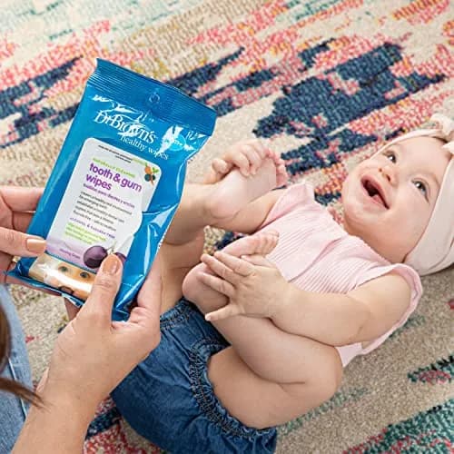 Dr. Brown's Infant Oral Care Bundle: Toothbrush, Toothpaste & Gum Wipes | Multi thumbnail 9