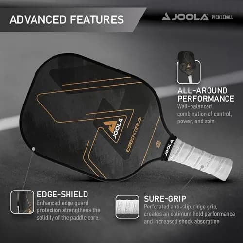 JOOLA Essentials Performance Pickleball Paddle | 232g (8.2oz) Fiberglass Surface, Poly Core thumbnail 3