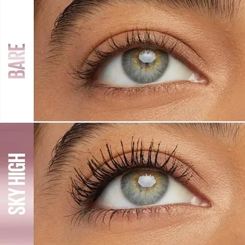 Maybelline Lash Sensational Sky High Washable Mascara Makeup, True Brown | Volumizing & Lengthening thumbnail 3