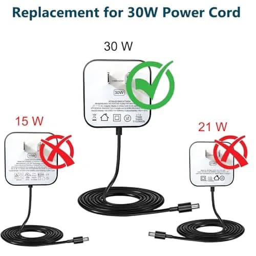 ZTTXL 30W AC Power Adapter for Echo Devices 1.76m (5.8Ft) | USA-Imported Power Cord for Echo 4th Gen, Show 10 (3rd Gen), Show 8 thumbnail 7