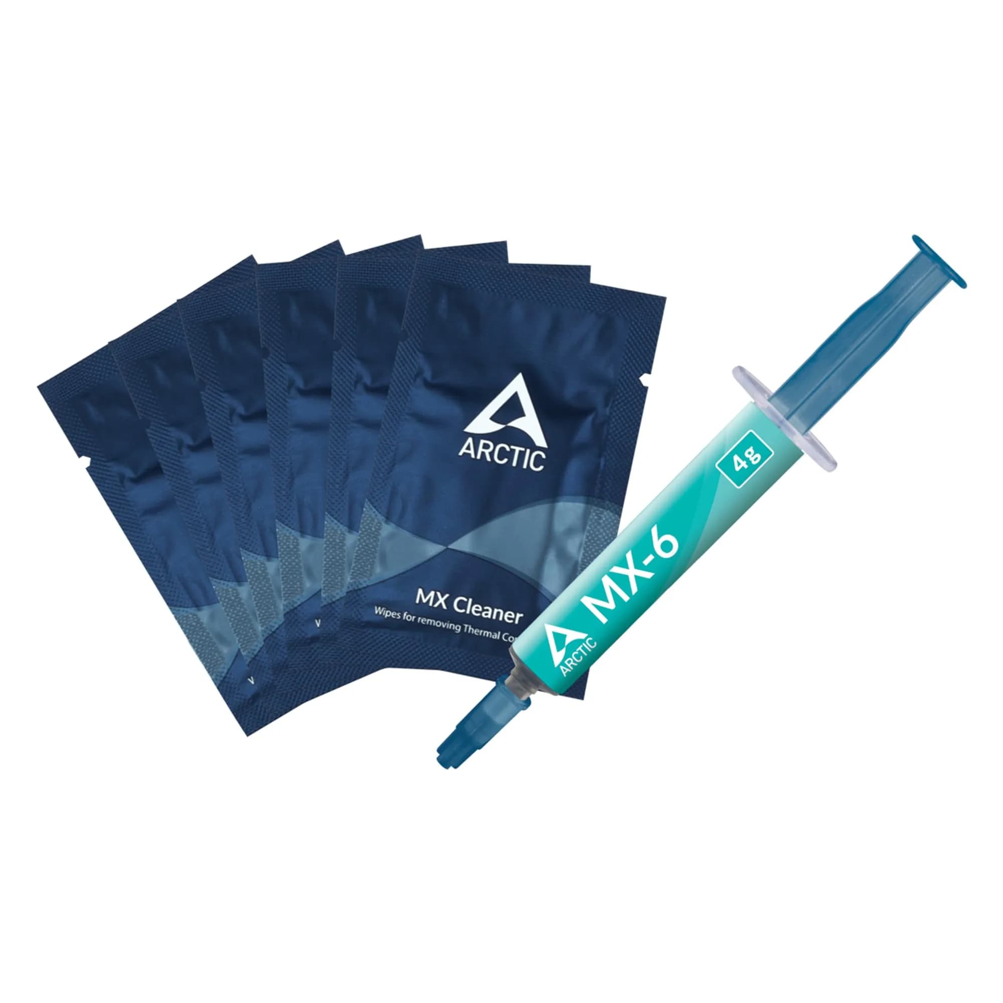 ARCTIC MX-6 Thermal Paste 4g (incl. MX Cleaner) | High Thermal Conductivity, Non-Conductive