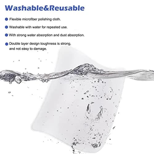 Inscool Microfiber Cleaning Cloth 2 Pack | 16cm X 16cm (6.25" X 6.25") thumbnail 5