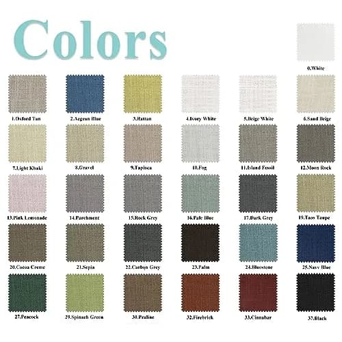 Fcosie Custom-Made Curtain Color Swatches - 38 Colors | Fabric Samples Book, Fabric Swatches thumbnail 2