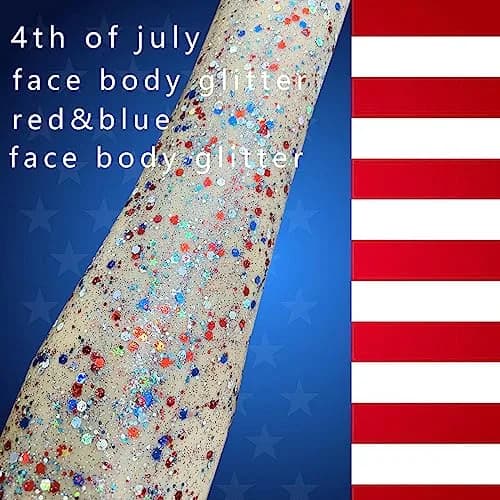 MEICOLY Silver Chunky Body Glitter Gel 50ml (1.69 Fl Oz) | Holographic Face & Body Sparkle for Festivals thumbnail 8