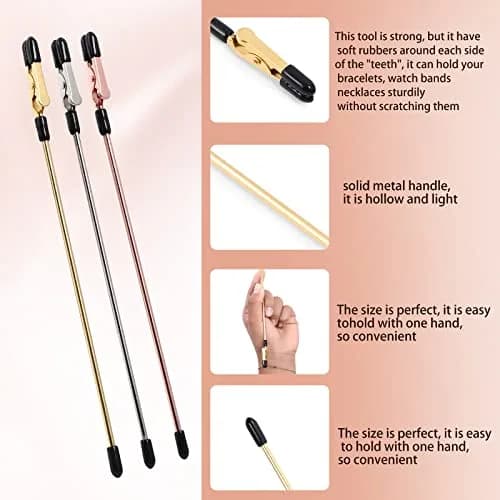 Zousen Bracelet Tool Buddy Jewelry Helper 17.5cm (6.89 Inch) | Fastens Bracelets, Necklaces, Watch Bands thumbnail 4