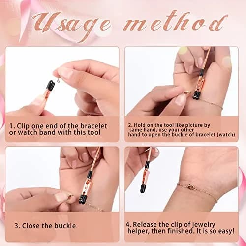 Zousen Bracelet Tool Buddy Jewelry Helper 17.5cm (6.89 Inch) | Fastens Bracelets, Necklaces, Watch Bands thumbnail 3