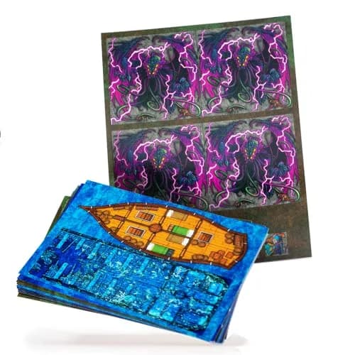DUNGEON CRAFT: Brine Break Pack 2D Terrain Set for TTRPG | Island Exploration & Fantasy Adventure thumbnail 1