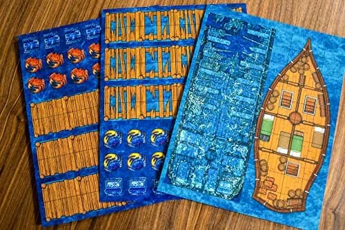 DUNGEON CRAFT: Brine Break Pack 2D Terrain Set for TTRPG | Island Exploration & Fantasy Adventure thumbnail 5