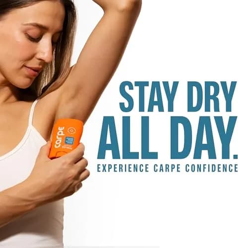 Carpe Antiperspirant Lotion Mountain Breeze Scent 50ml (1.69 Fl Oz) | 100-Hour Clinical Sweat Protection thumbnail 8
