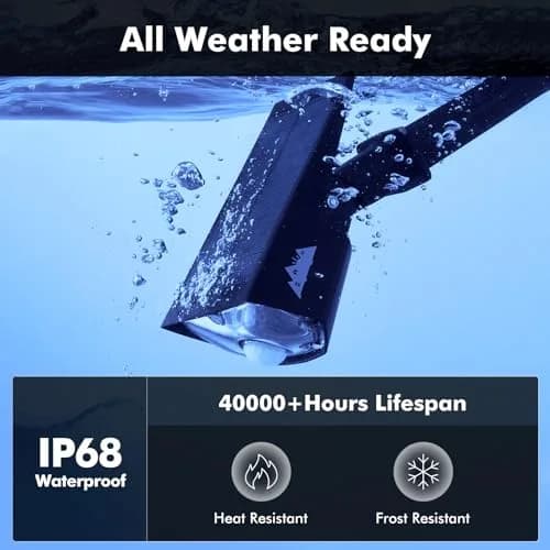 AloftSun Solar Motion Sensor Outdoor Lights | Waterproof 30 LED Spotlights for Yard & Garden thumbnail 5