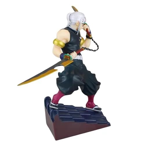BANDAI Ichibansho Demon Slayer: Kimetsu no Yaiba Tengen Uzui Figure 15cm (5.9") | Authentic Collectible Statue thumbnail 2
