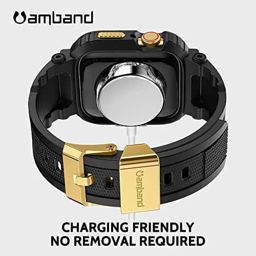 amBand Watch Band Compatible with Apple Watch Series 9/8/7 45mm & SE 44mm | Rugged Protective Cover thumbnail 5