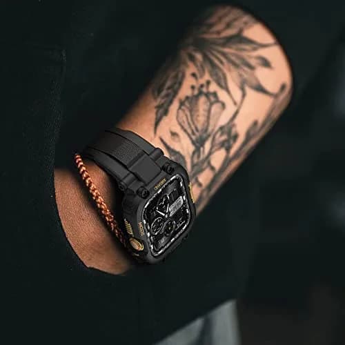 amBand Watch Band Compatible with Apple Watch Series 9/8/7 45mm & SE 44mm | Rugged Protective Cover thumbnail 6