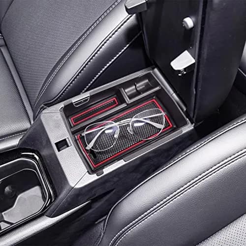 TACOBRO Red Center Console Organizer Tray for Jeep Compass 2022-2025 | Fits OEM Console thumbnail 6