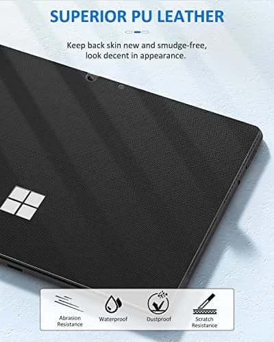 MoKo Tablet Back Skin Stick Decal for Microsoft Surface Pro 12th 2026 | Slim, Water-Resistant, Easy to Apply thumbnail 3