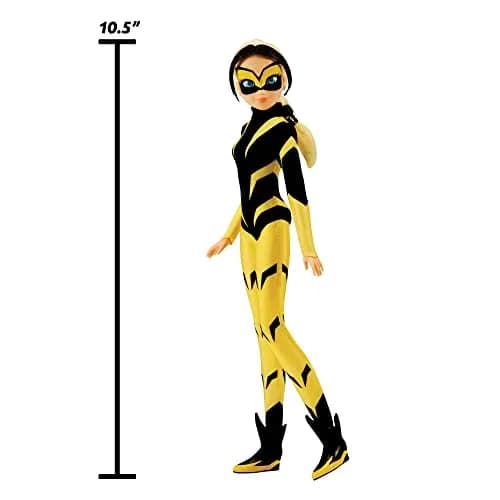 Bandai Miraculous Ladybug & Cat Noir Vesperia Doll 26cm | Articulated Zoe Superhero Figurine with Accessories thumbnail 4