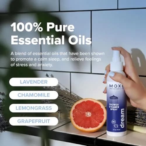MOXE Breathe & Dream Shower Steamer 4oz | Congestion & Calm Relief, 2 Pack thumbnail 7