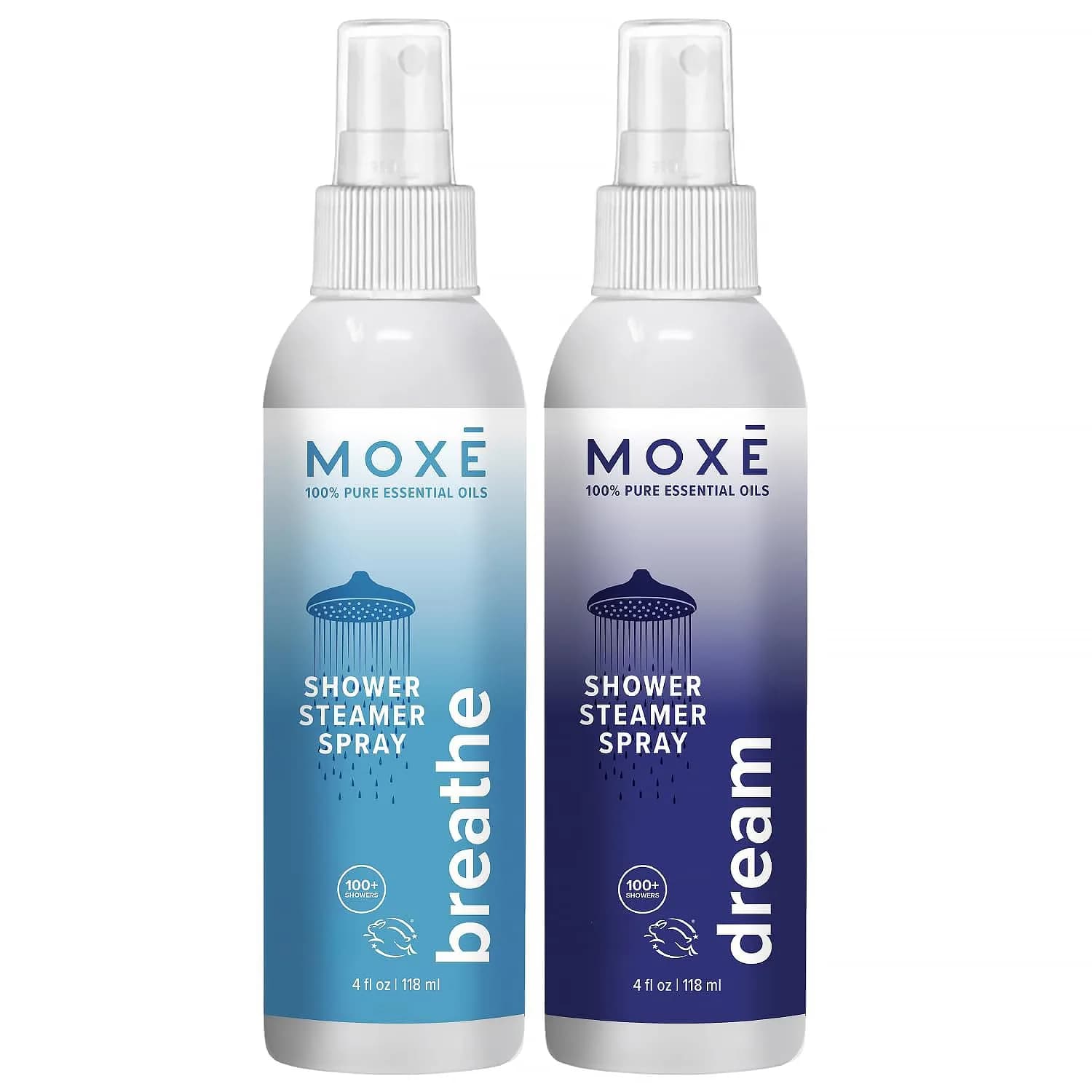 MOXE Breathe & Dream Shower Steamer 4oz | Congestion & Calm Relief, 2 Pack