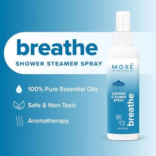 MOXE Breathe & Dream Shower Steamer 4oz | Congestion & Calm Relief, 2 Pack thumbnail 2