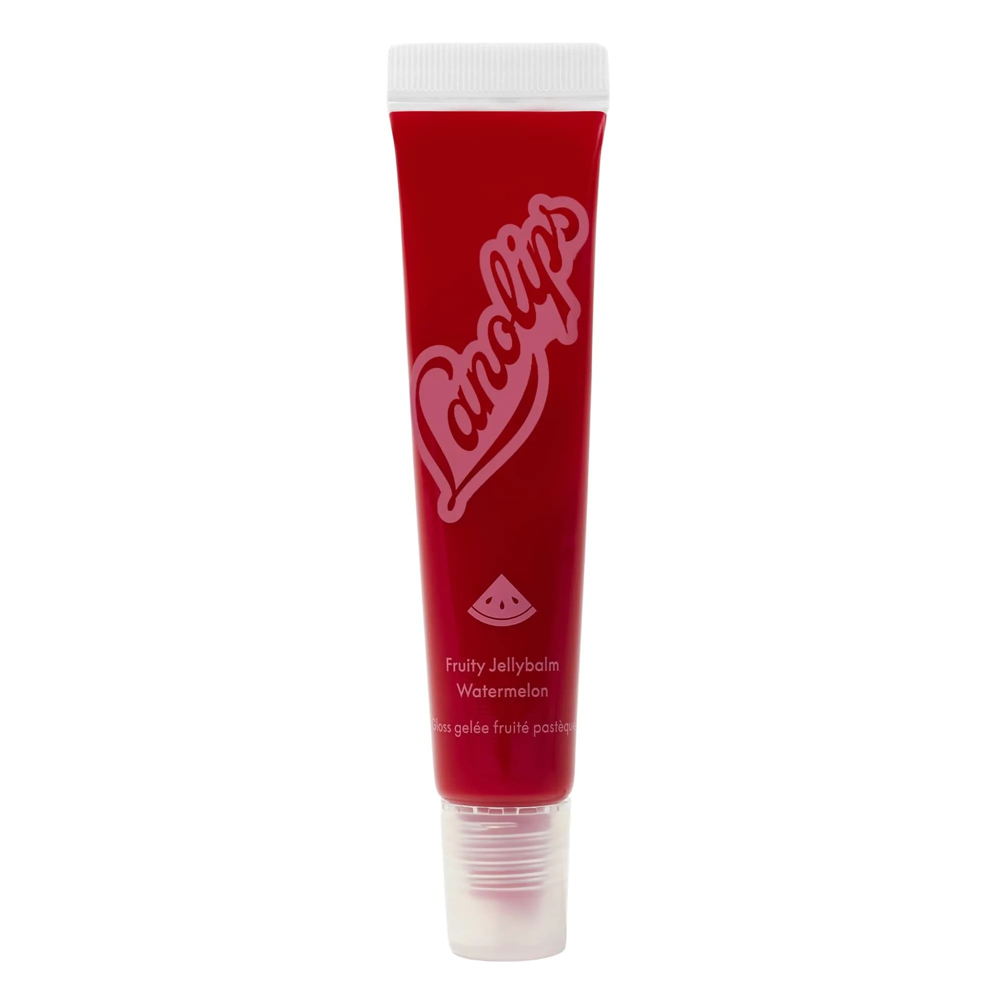 Lanolips Fruity Jellybalm - Tinted Lip Balm & Jelly Lip Gloss Watermelon 10g | Moisturizing Lanolin Lip Makeup