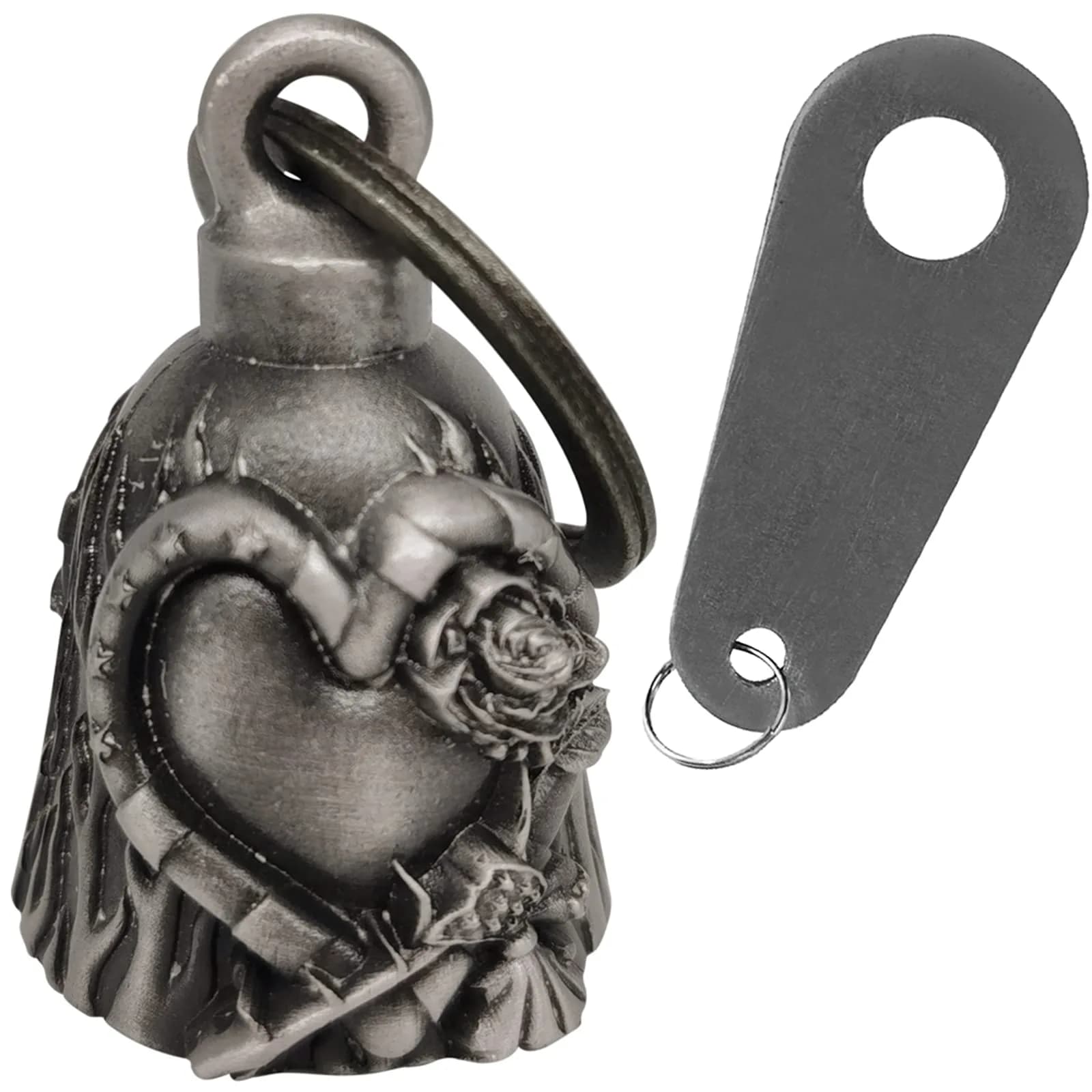 Dream Apparel Love and Rose Guardian Angel Motorcycle Bell - Ride with Protection - main product image