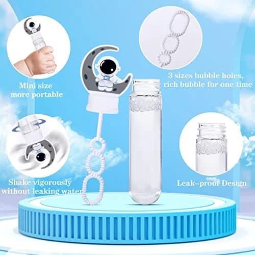 Winrayk Astronaut Bubble Wands 24-Pack (35ml Each) | ASTM-Tested Non-Toxic Space Party Favors thumbnail 5