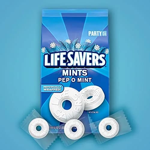Life Savers Pep O Mint Hard Candy 1.3 kg (44.9 oz) | Classic Peppermint Breath Freshener thumbnail 2