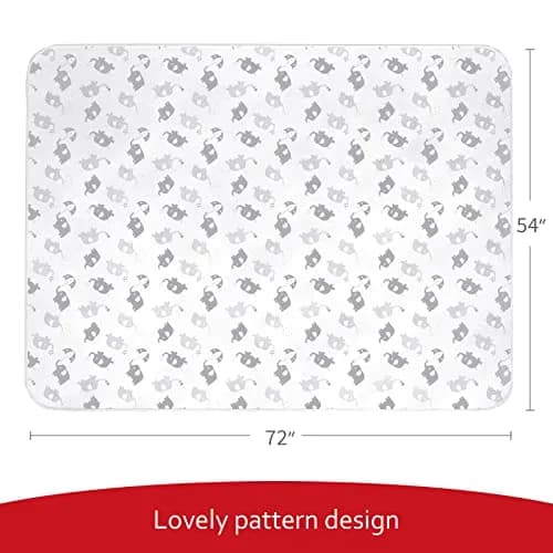 Moonsea Large Splat Mat 54x72 Inch (137x183 cm) | Waterproof, Non-Slip, Machine Washable Floor Mat for High Chairs, Arts & Crafts thumbnail 2