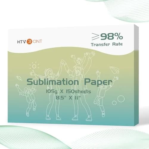 HTVRONT Sublimation Paper for T-Shirts & Mug 8.5x11 Inch | Vibrant Colors & Professional Results thumbnail 1