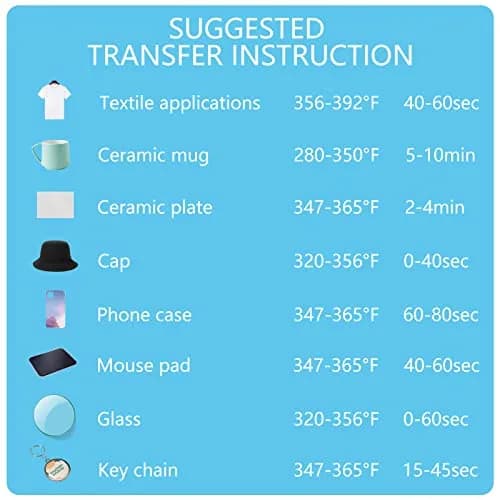 HTVRONT Sublimation Paper for T-Shirts & Mug 8.5x11 Inch | Vibrant Colors & Professional Results thumbnail 5