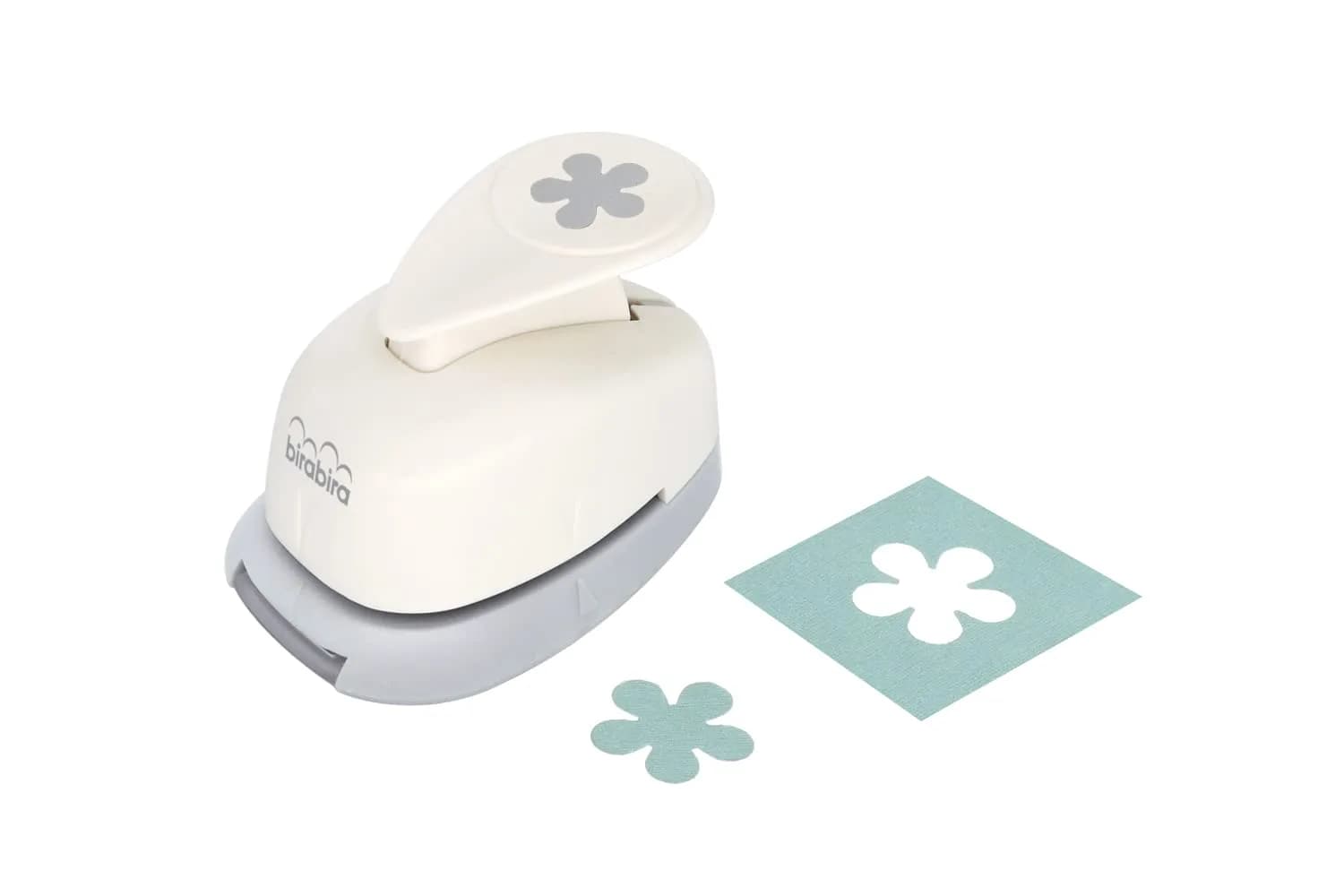 BiraBira Paper Punch Flower Shape 5/8" | Compact Craft Tool for Scrapbooking & Cards - main product image